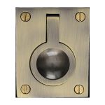 Heritage Brass - Flush Ring Cabinet Pull