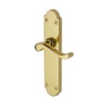 Heritage Brass - Savoy Long Door Handle on Plate