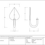 Pewter Shropshire Coat Hook