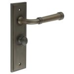 Burlington Highgate Door Handles On Back Plate with Turn & Release
