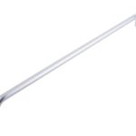 Aluminium 19mm D Shape Pull Handle Bolt Through Fixing F2 Finish