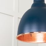Hammered Copper Brindley Cluster Pendant in Dusk