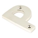 From The Anvil Polished Nickel Letter