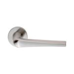 Stainless Steel Plaza Lever on Sprung Rose
