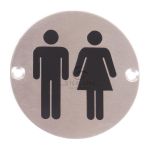 Steel Line - Unisex Symbol Sign
