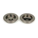 Anvil Art Deco Round Pull - Privacy Set