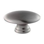 Satin Nickel Oval Knob