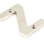 From The Anvil Polished Nickel Letter