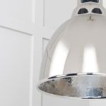 Hammered Nickel Brindley Cluster Pendant