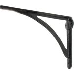 Black 10'' x 7'' Curved Shelf Bracket
