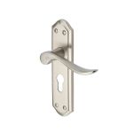 Heritage Brass - Sandown Door Handle on Plate