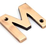 From The Anvil Polished Bronze Letter