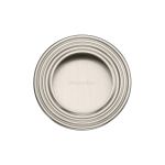 Heritage Brass - Round Reeded Flush Pull