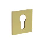 Frelan Hardware CR-T10 CRES Euro Keyway Square Rose Escutcheon