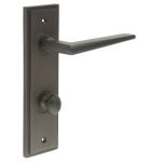 Burlington Mayfair Door Handles On Back Plate with Turn & Release