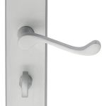 Victorian Scroll Lever on Shaped Backplate