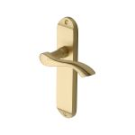Heritage Brass - Algarve Door Handle on Plate