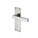 Heritage Brass - Metro Door Handle on Plate