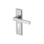 Heritage Brass - Delta Door Handle on Plate