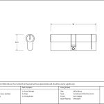 Anvil 5pin Euro Double Cylinder
