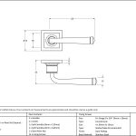 Avon Round Lever on Rose Set (Square) - Unsprung