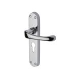 Heritage Brass - Gloucester Door Handle on Plate