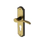 Heritage Brass - Howard Door Handle on Plate