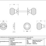 Heavy Beehive Mortice/Rim Knob Set