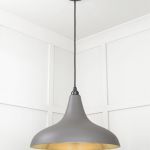 Smooth Brass Frankley Pendant in Bluff
