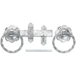 Twisted Ring Handle Gate Latch Sets - 6"