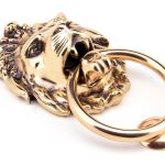 Anvil Lion Head Door Knocker