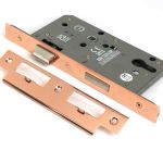 Euro Din Sash Lock - 60mm Backset/72mm Centre