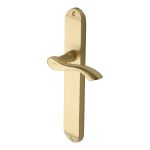 Heritage Brass - Algarve Long Door Handle on Plate