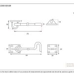 Anvil Cast Cabin Hook