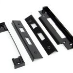Black ½" Euro Sash Lock Rebate Kit