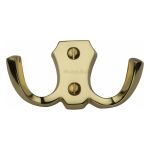 Heritage Brass - Double Coat Hook - V1062