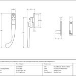 From The Anvil Night-Vent Locking Peardrop Fastener