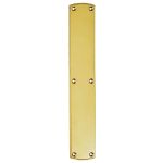 Polished Brass Large Push Plate 457mm x 76mm