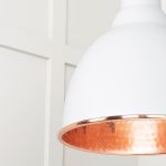 Hammered Copper Brindley Cluster Pendant in Flock