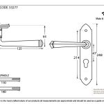 Anvil Gothic Lever Set