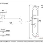 From The Anvil Tudor Lever Set