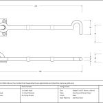 Anvil Cast Cabin Hook