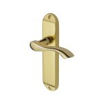 Heritage Brass - Algarve Door Handle on Plate