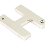 From The Anvil Polished Nickel Letter