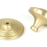 Satin Brass Art Deco Centre Door Knob