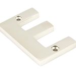 From The Anvil Polished Nickel Letter