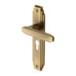 Heritage Brass - Astoria Door Handle on Plate