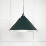 Hammered Nickel Hockley Pendant in Dingle