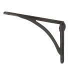 Beeswax 10'' x 7'' Curved Shelf Bracket