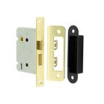 Jedo Kontrax 2 Lever Sashlocks with Square Forend & Radiused Strike Plate
